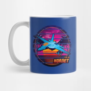 Neon Retro F/A-18 Hornet Mug